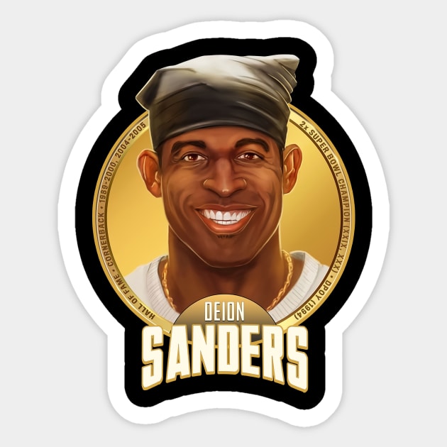 Deion Sanders - Hall OF Fame Sticker by ngaritsuket